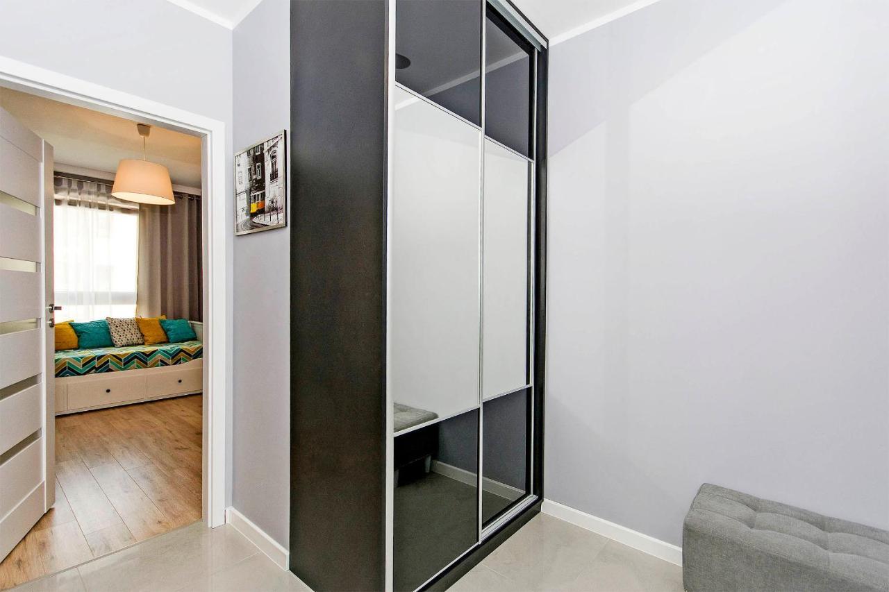 Stylish Apartment Oldtown Riverview Balcony 格但斯克 外观 照片
